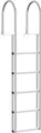 Produktbild: vidaXL 5-Stufen Dockleiter Silber 45 ×11,5 ×190 cm Aluminium