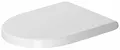 Produktbild: Duravit 0062410000 WC-Sitz Starck 3 Vital mit Winkelpuffern, Scharniere, edelstahl/weiß