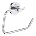 Produktbild: GROHE Essentials, WC Toilettenpapierhalter (einfache Montage ohne Bohren, klebbar, ohne Abdeckung, pflegeleicht), chrom, 40689001