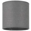 Produktbild: Licht-Erlebnisse Stehlampe Lampenschirm GLIONA Dunkelgrau Stoff Metall E27 max. 40 W | LE54915