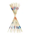 Produktbild: Relaxdays 10023493 Riesenmikado, XXL Mikado Spiel für Kinder & Erwachsene, Outdoor Gartenmikado, 31 Holzstäbe, 90 cm, natur-bunt