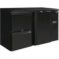 Produktbild: Polar Serie U Barkühlschrank 1-türig mit 2 Schubladen - Schwarz/Silber