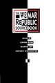 Produktbild: Weimar Republic Sourcebook: Volume 3 (Weimar and Now: German Cultural Criticism, Band 3)