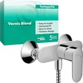 Produktbild: hansgrohe Vernis Blend - Duscharmatur Aufputz für 1 Verbraucher, Mischbatterie Dusche, Einhebelmischer, Chrom, 71640000