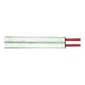 Produktbild: Zwillingsleitung XYFAZ-H 2x0,75mm2, 25m-Ring, weiß