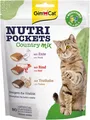 Produktbild: GimCat Nutri Pockets Country Mix Katzensnack knusprig cremige Füllung 150g