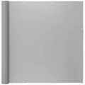 Produktbild: ventanara Balkonsichtschutz Balkonsichtschutz PVC Balkonverkleidung blickdicht Balkonbespannung grau 500 cm x 90 cm