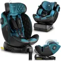 Produktbild: Nukido Prestige Line Autositz, Schwarz/Blau, 0-36 kg, ISOFIX