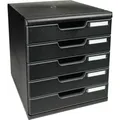 Produktbild: EXACOMPTA Schubladenbox MODULO A4 ECOBlack, 5 Schbe,schwarz