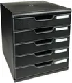 Produktbild: Exacompta Schubladenbox MODULO A4 5 Schubladen Schwarz