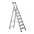 Produktbild: Zarges Stehleiter eloxiert XLstep S 7 Stufen Standleiter Aluleiter Stufenleiter