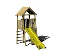 Produktbild: Stelzenhaus Spielturm Kinderspielhaus Wendi Toys Spielhaus Rutsche Outdoor