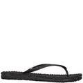 Produktbild: Ilse Jacobsen HORNBÆK | Cheerful01 | Damen Flip Flops mit Glitter | Dänische Design | Sommer Strand Zehentrenner | Black | 41 EU