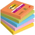 Produktbild: Post-it Haftnotizen Super Sticky Notes Boost, bunt, 76 x 76mm, selbstklebend, 5x 90 Blatt