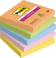 Produktbild: Post-it Super Sticky Notes Boost Color Collection, Pack of 5 Pads, 90 Sheets per