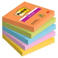 Produktbild: Post-it® Super Sticky Boost Haftnotizen extrastark farbsortiert, 5 Blöcke