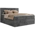 Produktbild: MKS Boxspringbett, Grau, Textil, 2-Sitzer, H3, 7-Zonen, Rechteckig, 180x200 cm, Oeko-Tex®, Schlafzimmer, Betten, Boxspringbetten