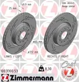 Produktbild: ZIMMERMANN 100.3300.53 Brake Disc for AUDI,AUDI (FAW),CUPRA,SEAT,SKODA,SKODA (SV