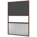 Produktbild: empasa Dachfensterplissee, verdunkelnd, Aluminium-Selbstbausatz braun 110 cm x 180 cm