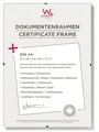 Produktbild: Bildhalter 21x29,7cm DIN A4 Klarglas Walther Design RB130K rahmenlos