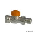 Produktbild: IMI Heimeier Heizkörper HEIMEIER Thermostat-Ventilunterteil Eclipse, Durchgang, DN15, (1/2)