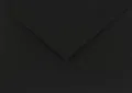 Produktbild: Netuno 25 Umschläge Schwarz DIN C6 114 x 162 mm 115g Sirio Color Nero schwarze Briefumschläge Spitzklappe elegante Briefhüllen Schwarz Einladungsumschläge Hochzeit Papierbriefumschläge hochwertig