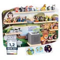 Produktbild: bunnyboo Toniebox Regal - für bis zu 45 Tonies - Testsieger 2024 - Magnetisches Regal für Toniebox und Figuren - geprüfte Qualität - Für Jungen und Mädchen (Safari)