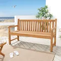 Produktbild: Gartenbank EMPIRE TEAK - 150cm - natur - Massivholz - Holzbank Terrassenbank