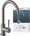 Produktbild: Schütte Spültischarmatur CORNWALL energiesparender Cold-Start, 360° schwenkbare Mischbatterie, Hochdruck