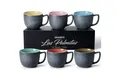 Produktbild: MiaMio Tasse 6 x 470 ml Kaffeetassen Set Kaffeebecher aus Steingut Farbig Modern