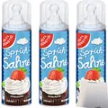 Produktbild: Gut&Günstig Sprühsahne 30% Fett 3er Pack (3x250ml Dose) + usy Block