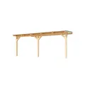 Produktbild: WEKA Terrassenüberdachung, Gr. 5, BxT: 541 x 322 cm, nordisches Leimholz - beige