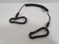 Produktbild: BlackField Sicherungsspirale Seil Karabiner 32-80cm Schlüsselband Security Armee