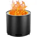 Produktbild: VEVOR Rauchfreier Feuerstellenofen, Lagerfeuer, H: 32 cm x D: 38 cm, Holzkamine mit abnehmbarer Aschepfanne, tragbare Feuerstelle für den