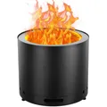 Produktbild: VEVOR Feuerstelle Ø38cm Rauchfreie Holzfeuerschale Feuerschale inkl. Schürhaken