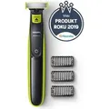 Produktbild: Philips OneBlade Trimmen, Stylen, Rasieren, für jede Haarlänge,, Holzkohle, Limette - Grau/Limette