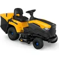 Produktbild: STIGA Akku-Rasentraktor Estate 384e, 48 Volt 30 Ah Akku, 84 cm Schnittbreite, für 3000 m2
