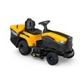 Produktbild: STIGA 384e Estate Rasentraktor, 48V 30Ah, 84 cm – 240 L Fangkorb, Mulchfunktion – Rasenflächen bis 3.000 m²