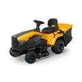 Produktbild: Stiga Akku Rasentraktor Estate 384e, 48 V, 84 cm Schnittbreite, inkl. Mulchkit & Anhängerkupplung