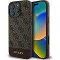 Produktbild: Guess GUHCP16XG4GLBR iPhone 16 Pro Max brązowy/brown HC PC/TPU 4G PU Bottom Stripe (Apple iPhone 16 Pro Max) (GUHCP16XG4GLBR)