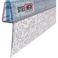 Produktbild: STEIGNER Duschdichtung 40cm Gerade PVC Ersatzdichtung für Dusche, L: 40 cm, (1 Stück Packung, Einzeldichtung), Glasstärke 6/7/ 8 mm Model: UK05 weiß 40 cm