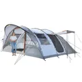Produktbild: Skandika Egersund 7 XL Sleeper Protect Tunnelzelt 7 Pers. Camping Zelt grau Neu