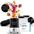 Produktbild: GOURMETmaxx Nutrition Mixer Deluxe 10-tlg. 1000W Edelstahl/schwarz