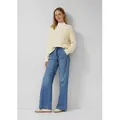 Produktbild: s.Oliver Weite Jeans Jeans-Hose SURI Jeans Suri / Mid Rise / Wide Fit / mit Gürtel blau 42/32