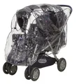 Produktbild: Playshoes Kinderwagen-Regenschutzhülle Universal-Regen-Verdeck für Geschwisterwagen