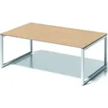 Produktbild: Bisley Chefarbeitsplatz/Konferenztisch Cito BxTxH 200x120x74cm ahorn/verkehrsweiß
