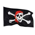 Produktbild: Piraten Flagge Fahne Pirat Party 90X150 Piratenflagge 90X150cm Hissflagge Ösen