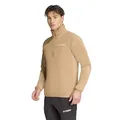 Produktbild: adidas Men's Terrex Multi Essentials Half Zip Fleece Jacket, Cardboard, XL