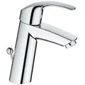 Produktbild: Eurosmart Einhand-waschtischbatterie 23322001 Mittelhoch, Mit Zugstangen-ablaufgarnitur Chrom - Grohe