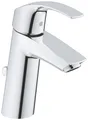 Produktbild: GROHE Eurosmart Waschtischbatterie mittelhoch chrom Zugstangen-Ablaufgarnitur